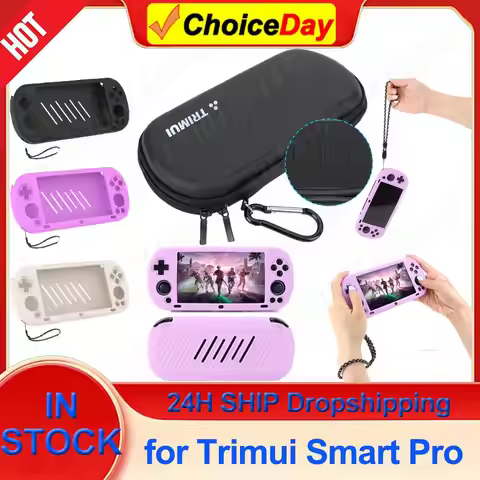 For Trimui Smart Pro Game Console Silicone Case Shockproof Silicone Protective Cover For Trimui Smar