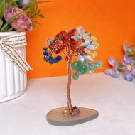 9cm High ️ Duobao Lucky Tree Small Ornaments|Money Fortune Gathering Qi Career Growth Noble People H