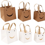 Smile Square Gift Bag Shopping Packaging Paper