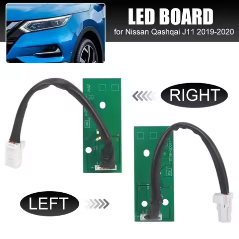 LED DRL Boards Daytime Running Light Angel Eye Module Car Accessories for Nissan Qashqai J11 2017-20