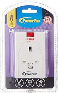 PowerPac PP010U 2 USB and 13 Amp Adapter, 2.1A