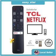 ***Original*** TCL Netflix Smart Led Flat Panel TV Remote Control With Voice Function (XRC802V)