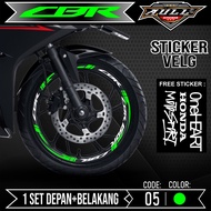 STICKER STICKER Cutting Rim CBR 150R - Sticker Accessories Cutting Sticker List Motor Honda CBR150R 