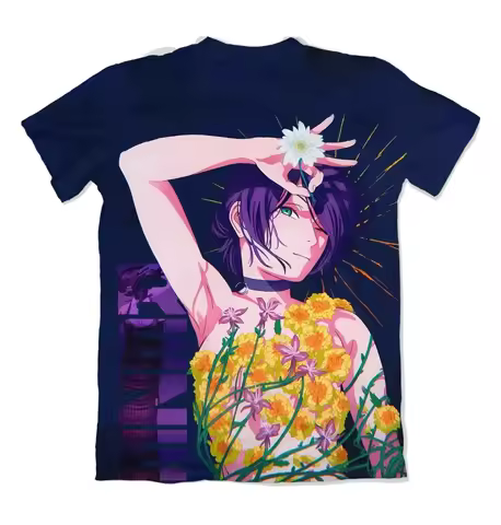 NEW "Chainsaw Man" Makima and Higashiyama Kobeni Printed T-shirts - Quick-drying Tops for Adults and