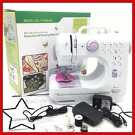 MESIN [PGK] Mini PORTABLE SEWING MACHINE FHSM 505A 505 A MULTIFUNCTION 12 SEWING PATTERNS