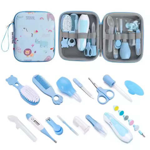 13/20PCS Baby Grooming and Health Kit Safety Care Set Newborn Nursery Health Care Set with Hair Comb