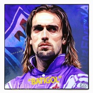 รูปภาพ Gabriel Batistuta กาเบรียล บาติสตูต้า Argentina นักฟุตบอล อาร์เจนตินา รูปภาพ​ติด​ผนัง​ pop ar