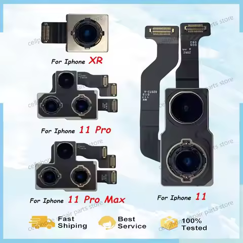For Iphone X XR XS Max 7 Plus 11 12 13 Pro Max Rear Big Back Camera Flex Cable Main Camera Module Re