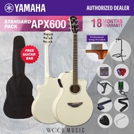 Yamaha APX Series APX600 Acoustic Electric Guitar - Vintage White
