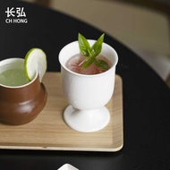 Changhong French Goblet Scented Candle Empty Cup Scented Candle Holder Goblet Niche Household Cerami