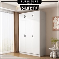 F&F :WARDROBE WITH SHELF / Almari baju /kabinet baju / almari baju budak /Almari Baju Besar