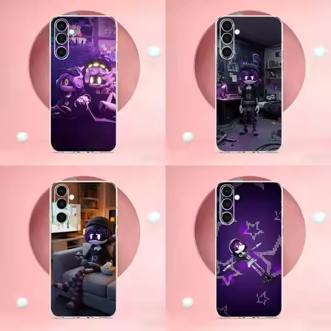 Funny Cartoon N-Murder Drones Phone Case Transparent Soft Case For Samsung A73,A72,A71,A70,A51,A52,A