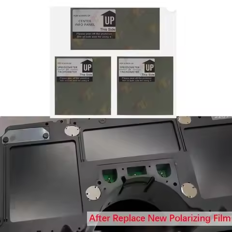 3pcs Polarizing Film for Corvette C4 Instrument LCD Display Repair