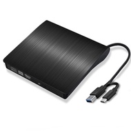 【Tech-savvy】 External Dvd Rw Cd Writer Drive Burner Reader Player Optical Drives For Macbook Air Pro