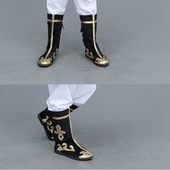 Xinjiang Dance Shoes Mongolian Shoes Boots Minority Ethnic Performance Shoes Long-top Shoes Boys Gir