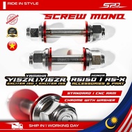 Screw Mono Chrome With Washer | Standard / CNC ARM for Rs150 /RSX150 /Y15 /Y16