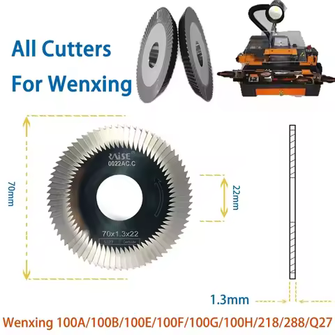 Key Machine Cutter For Wenxing 100A 100B 100E 100F 100H 100G Q27 Q29 288 218 233 Key Cutting Duplica