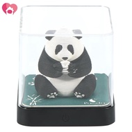 Time Piece Calendar Creative Desk Calendar with Light and Transparent Acrylic Case 3D Memo Pad Art C