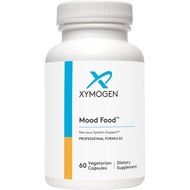 XYMOGEN Mood Food - Nervous System, Relaxation & Mood Support Supplement - Folate, B12, B6 with Magn