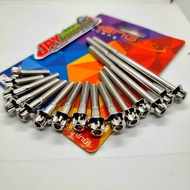 CNC CRANKCASE BOLTS SET MIO MXi 125 15 PCS STAINLESS CNC GEAR