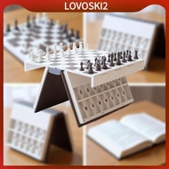 [LovoskiacMY] Chess Game Set Lightweight Practical 3D Printed Chess Book for Adults Kids