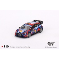 MINI GT Limited Edition 1:64 MGT00710-L Hyundai i20 N Rally1 Hybrid #11 2023 Rally Monte Carlo 3rd P