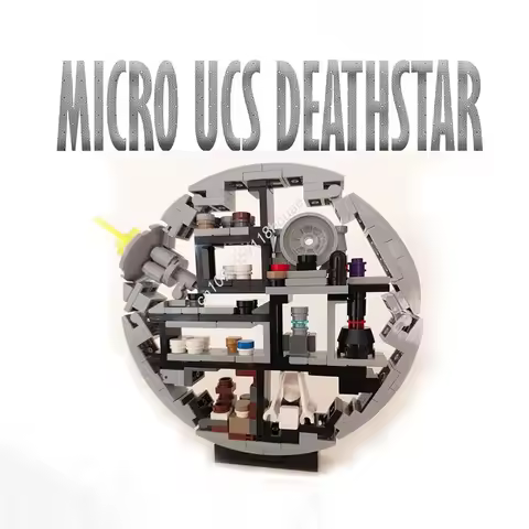 224pcs MOC Micro UCS Death Star Battle Model Building blocks Architecture idea Brick toys Education 