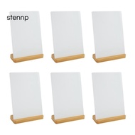6 Pack Sublimation Photo Frames Blanks 5 X 7 Inch Heat Transfer Metal Picture Frames with Wood Base 