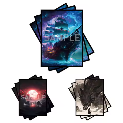 MTG Card Sleeves -100 PCS Trading Card Game, Size 2.6 x 3.6 inches, Suitable for All TCG Card Games 