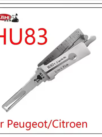 Lishi 2-in-1 Pick/Decoder LOCKSMITH TOOL for Peugeot/Citroen HU83