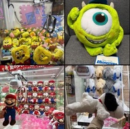 <日版>Super Mario Snoopy 大眼仔 海綿寶寶公仔