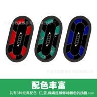 Texas Hold'em Poker Table with Folding Iron Legs, Foldable Poker Table, In-Stock Poker Table with Ch