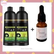 Hair Care Set YAGUAN Herbal Hair Dye+Minoxidil 15% Hosoku Hair Growth Dual Repair