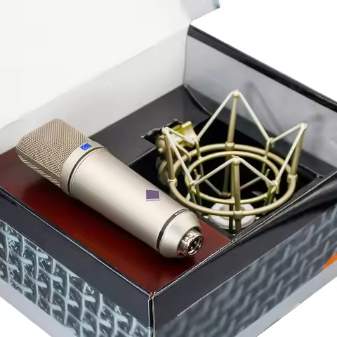 U 87 High Quality Condenser Microphone with Multiple Polar Patterns for Studio Recording Vocals Inst