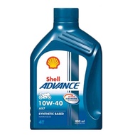 Cheap Shipping Sold In Boxes Size 0.8 Liters Shell ADVANCE AX7 10W-40 Motorcycle Engine Oil Blue