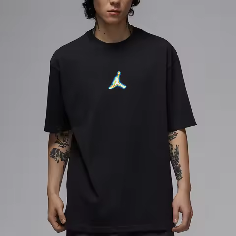 Nike genuine Jordan Men's Knitted Casual Breathable T-shirt IF0620-010