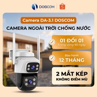 Doscom DA 3.1 Binocular Wifi Camera, Waterproof Outdoor Camera, 2-Way Talk
