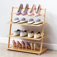 3/4/5/6/7 Tier Foldable Bamboo Shoe Rack Flower Stand / Fordable Plants Stand Shelves Shoe Rack Bamboo Wooden Shoe Storage Organizer / Shoe rack multi-layer simple dustproof household economical assembly