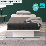 Tomato Home เตียงนอน3.5ฟุต Sierra platform single bed เตียง3.5ฟุตไม้ เตียงมินิมอล เตียงเดี่ยว | Zen design สวยเรียบง่าย | แข็งแรง รับได้ 250กิโล ทนทาน ทันสมัย คุณภาพมาตรฐานส่งออกยุโรป