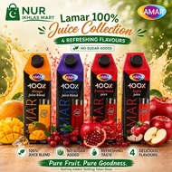 LAMAR 100% Juice Blend Mango Cranberry Pomegranate & Apple Tanpa Gula Tambahan 1 Liter