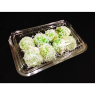 Kuih Container OP-1H / Disposable Plastic Clear Bakery Container / Bekas Kuih (100pcs±)