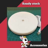 [Ready stock] Rotating Display Stand Base LED 25cm/40sec/10kg 220V Hottoys Hobby Crystal Stone
