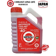 MITASU LONG LIFE ANTIFREEZE / COOLANT  -40%  - 1 LITRE