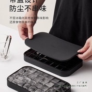 Mold Silicone Ice Tray Ice Box Frozen Household Refrigerator Food Grade Ice Cube Complementary Food 
