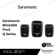 Saramonic Blink 500 ProX Q1/Q2/Q3/Q4/Q5/Q6/Q10/Q20 Wireless Microphone System.