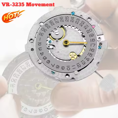 Newest Clone Version 3235 Automatic Mechanical Movement Brand New Mod with Series Number Blue Hairsp