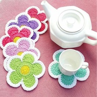 🙂 COASTER 🙂  | COASTER HANDMADE | COASTER CROCHET| FLOWERS COASTER | FLAT COASTER | SQUARE COASTER |