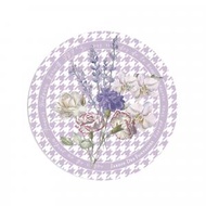 JARDIN DES FONTAINES - "Secret Violet" Garden 千鳥格 陶瓷杯墊
