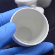 Ceramic Crucible Anchor with Lid Grinding Porcelain Crucible Anchor Ceramic Crucible 10/20/30/50/70/