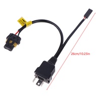 H4 LED Relay Harness Bi Xenon Cable WireHarness For Bi-Xenon HID Bulbs Wiring Controller Play And Pl